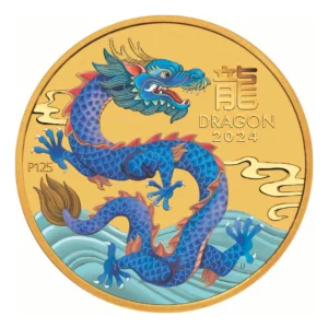 2024 澳洲龍年彩色金幣 1/20 盎司