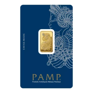 瑞士 PAMP Veriscan™ 財富女神金條 5 公克 - 檢驗卡裝