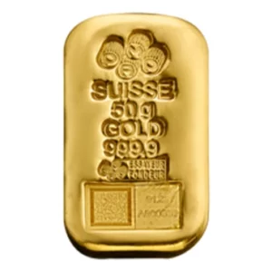 瑞士PAMP澆鑄金條50公克(1) 瑞士 PAMP 澆鑄金條 50 公克