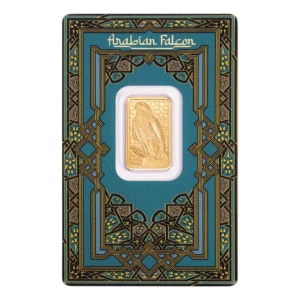 瑞士PAMP阿拉伯獵鷹金條5公克 - 含墜飾框(1) 瑞士 PAMP 阿拉伯獵鷹金條 5 公克 - 含墜飾框