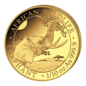 2023 索馬利亞非洲象金幣 1/10 盎司