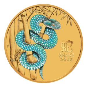 2025 澳洲蛇年彩色金幣 1/10 盎司