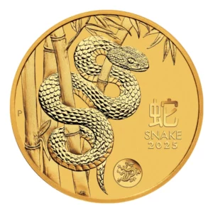 2025 澳洲蛇年金幣 1 盎司 - 加鑄龍