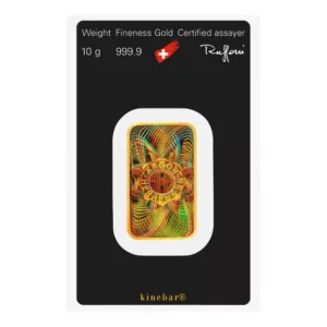 瑞士賀利氏 Kinebar® 幻彩金條 10 公克 - 檢驗卡裝