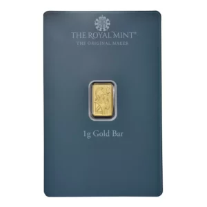 英國皇家生日快樂金條 1 公克 - 檢驗卡裝